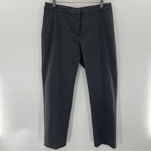 Mario Serrani Black Micro Plaid Cropped Ankle Pants Size 8